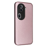 Custodia in pelle con vibrazione in fibra di carbonio per OPPO Reno11 Pro Global