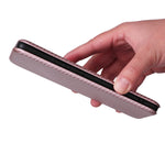 Custodia in pelle con vibrazione in fibra di carbonio per OPPO Reno11 Pro Global
