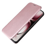 Custodia per telefono in pelle con vibrazione in fibra di carbonio, For OPPO Reno12 Pro 5G Global, For OPPO Reno12 5G Global, For OPPO A3 Pro Global, For OPPO Reno11 F 5G