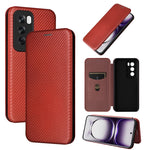 Custodia per telefono in pelle con vibrazione in fibra di carbonio, For OPPO Reno12 Pro 5G Global, For OPPO Reno12 5G Global, For OPPO A3 Pro Global, For OPPO Reno11 F 5G