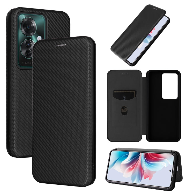 Custodia in pelle con vibrazione in fibra di carbonio per OPPO Find X8