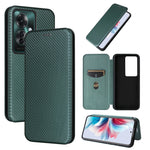 Custodia in pelle con vibrazione in fibra di carbonio per OPPO Find X8