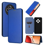 Custodia in pelle con vibrazione in fibra di carbonio per OPPO Find X8