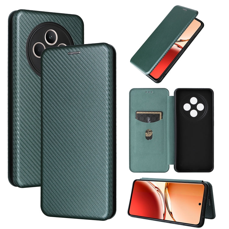 Custodia in pelle con vibrazione in fibra di carbonio per OPPO Find X8