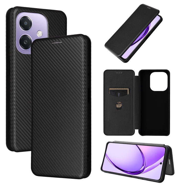 Custodia in pelle con vibrazione in fibra di carbonio per OPPO Find X8