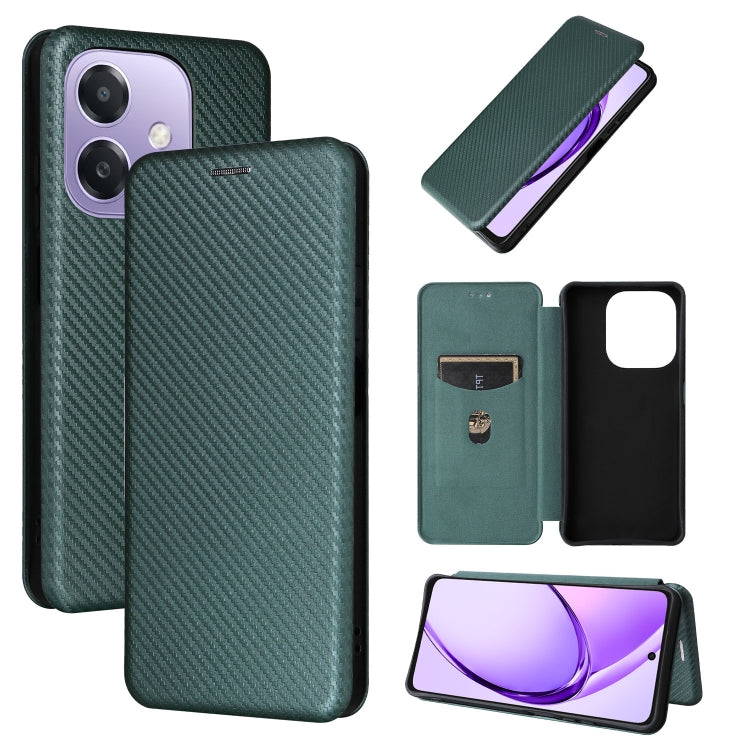 Custodia in pelle con vibrazione in fibra di carbonio per OPPO Find X8