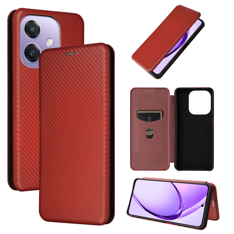 Custodia in pelle con vibrazione in fibra di carbonio per OPPO Find X8