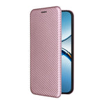Custodia in pelle con vibrazione in fibra di carbonio per OPPO Find X8