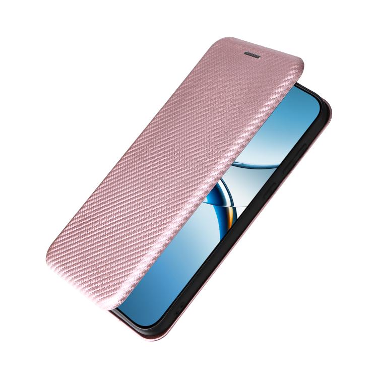 Custodia in pelle con vibrazione in fibra di carbonio per OPPO Find X8