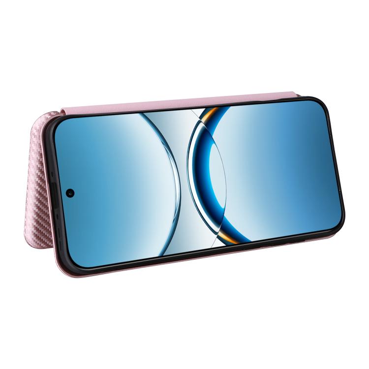 Custodia in pelle con vibrazione in fibra di carbonio per OPPO Find X8