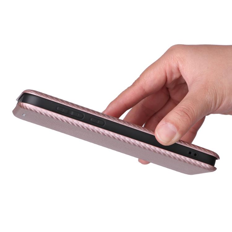 Custodia in pelle con vibrazione in fibra di carbonio per OPPO Find X8