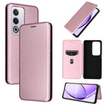 Custodia per telefono in pelle con vibrazione in fibra di carbonio, For OPPO Reno12 Pro 5G Global, For OPPO Reno12 5G Global, For OPPO A3 Pro Global, For OPPO Reno11 F 5G