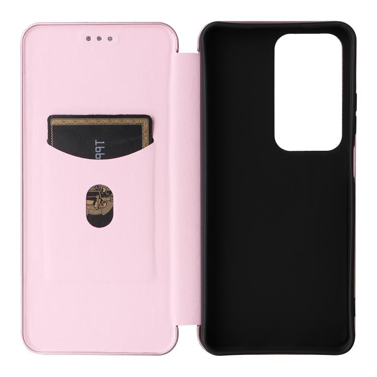 Custodia in pelle con vibrazione in fibra di carbonio per OPPO A5 5G e Find X8