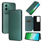 Custodia in pelle con vibrazione in fibra di carbonio per OPPO A5 5G e Find X8