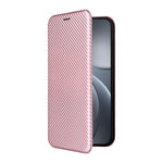 Custodia in pelle con vibrazione in fibra di carbonio per OPPO Find X9