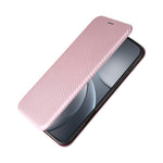 Custodia in pelle con vibrazione in fibra di carbonio per OPPO Find X9
