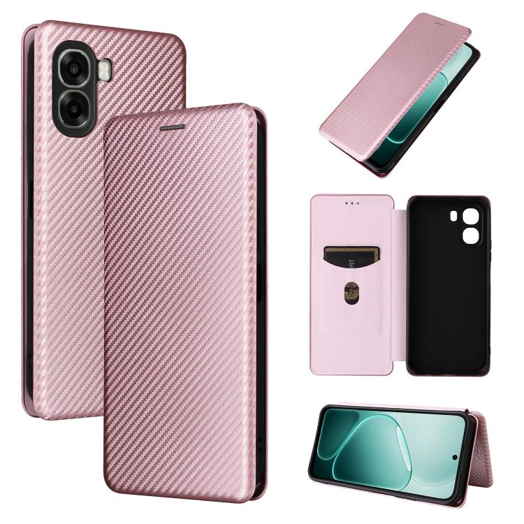 Custodia per telefono in pelle con vibrazione in fibra di carbonio, For OPPO Reno15 F 5G, For OPPO Reno15 Pro Max 5G Global, For OPPO A6x 5G / 4G, For OPPO Reno15 5G Global