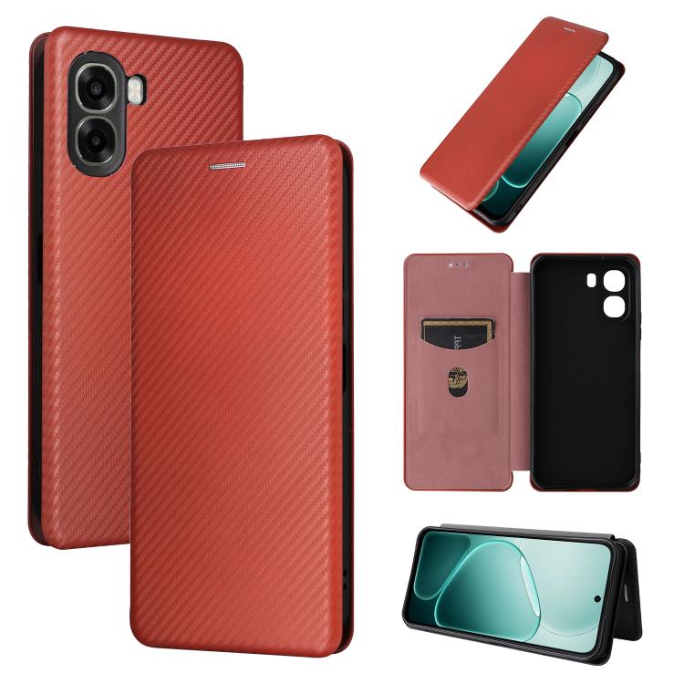Custodia per telefono in pelle con vibrazione in fibra di carbonio, For OPPO Reno15 F 5G, For OPPO Reno15 Pro Max 5G Global, For OPPO A6x 5G / 4G, For OPPO Reno15 5G Global