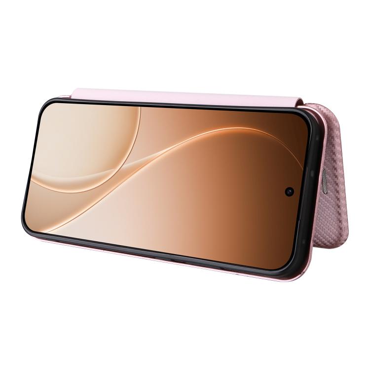 Custodia per telefono in pelle con vibrazione in fibra di carbonio, For OPPO Reno15 F 5G, For OPPO Reno15 Pro Max 5G Global, For OPPO A6x 5G / 4G, For OPPO Reno15 5G Global