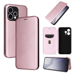 Custodia per telefono in pelle con vibrazione in fibra di carbonio, For OPPO Reno15 F 5G, For OPPO Reno15 Pro Max 5G Global, For OPPO A6x 5G / 4G, For OPPO Reno15 5G Global