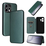 Custodia per telefono in pelle con vibrazione in fibra di carbonio, For OPPO Reno15 F 5G, For OPPO Reno15 Pro Max 5G Global, For OPPO A6x 5G / 4G, For OPPO Reno15 5G Global