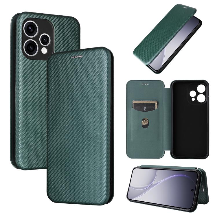 Custodia per telefono in pelle con vibrazione in fibra di carbonio, For OPPO Reno15 F 5G, For OPPO Reno15 Pro Max 5G Global, For OPPO A6x 5G / 4G, For OPPO Reno15 5G Global