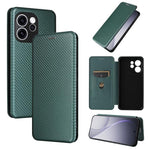 Custodia per telefono in pelle con vibrazione in fibra di carbonio, For OPPO Reno15 F 5G, For OPPO Reno15 Pro Max 5G Global, For OPPO A6x 5G / 4G, For OPPO Reno15 5G Global