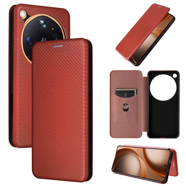 Custodia per telefono in pelle con vibrazione in fibra di carbonio, For OPPO Reno16 F 5G / Reno16 FS 5G, For OPPO Reno15 A 5G, For OPPO Reno16 / Reno16 Pro 5G Global, For OPPO Find X9 Ultra