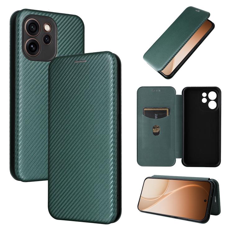 Custodia per telefono in pelle con vibrazione in fibra di carbonio, For OPPO Reno16 F 5G / Reno16 FS 5G, For OPPO Reno15 A 5G, For OPPO Reno16 / Reno16 Pro 5G Global, For OPPO Find X9 Ultra