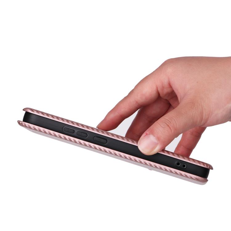 Custodia per telefono in pelle con vibrazione in fibra di carbonio, For OPPO Reno16 F 5G / Reno16 FS 5G, For OPPO Reno15 A 5G, For OPPO Reno16 / Reno16 Pro 5G Global, For OPPO Find X9 Ultra
