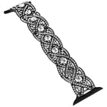 Cinturino in metallo intrecciato con diamanti, For Apple Watch 2 42mm, For Apple Watch 2 38mm, For Apple Watch 42mm, For Apple Watch 38mm
