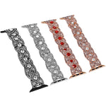 Cinturino in metallo intrecciato con diamanti, For Apple Watch 9 41mm, For Apple Watch Ultra 49mm, For Apple Watch 8 41mm, For Apple Watch 8 45mm, For Apple Watch SE 2022 40mm, For Apple Watch SE 2022 44mm