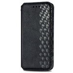 Custodia portafoglio in pelle con slot carte e chiusura magnetica
