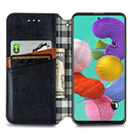 Custodia portafoglio in pelle con slot carte e chiusura magnetica