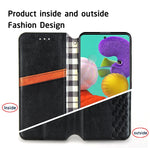 Custodia portafoglio in pelle con slot carte e chiusura magnetica