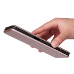 Custodia portafoglio in pelle con slot carte per smartphone
