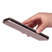 Custodia portafoglio in pelle con slot carte per smartphone