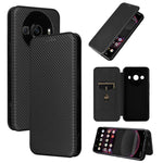Custodia in pelle con vibrazione per Sharp Aquos R8 Pro e R8