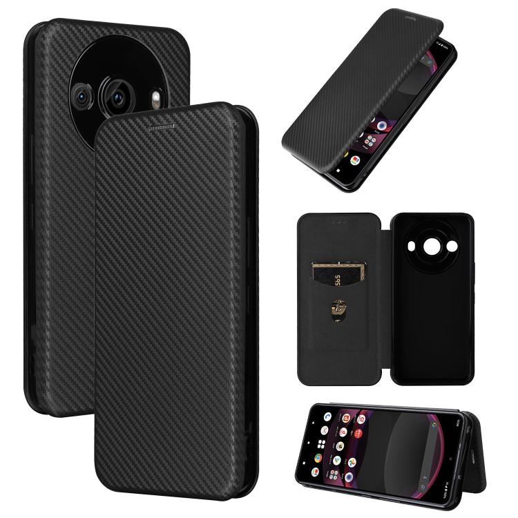 Custodia in pelle con vibrazione per Sharp Aquos R8 Pro e R8