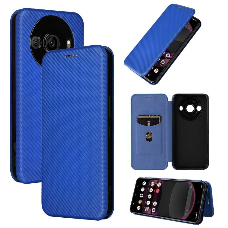 Custodia in pelle con vibrazione per Sharp Aquos R8 Pro e R8