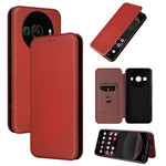Custodia in pelle con vibrazione per Sharp Aquos R8 Pro e R8