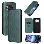 Custodia in pelle con vibrazione per Sharp Aquos R8 Pro e R8