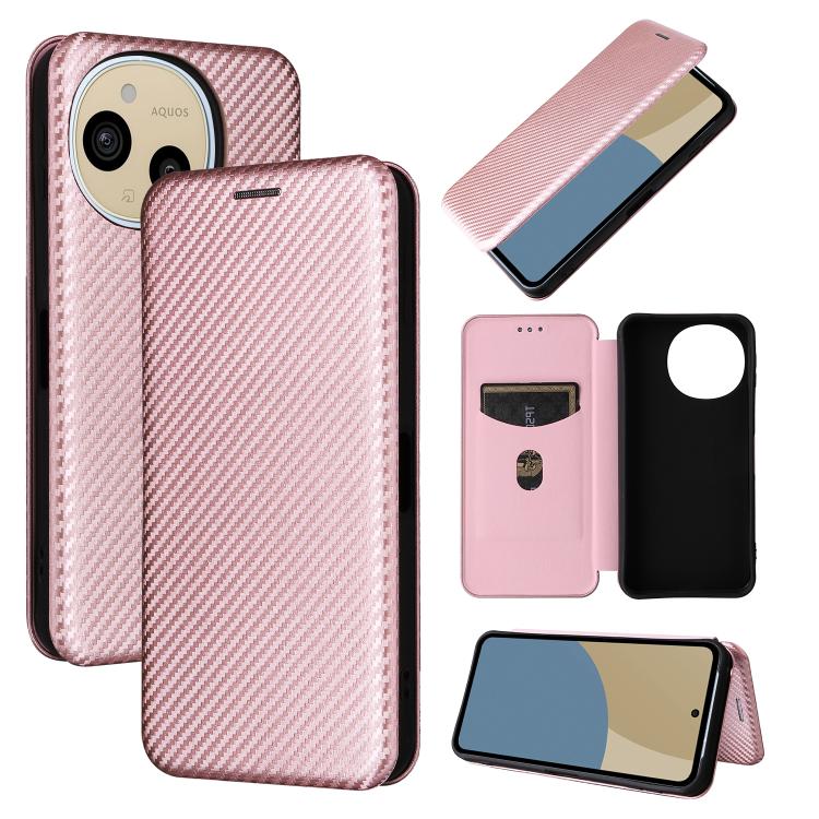 Custodia in pelle con vibrazione per Sharp Aquos R8 Pro e R8