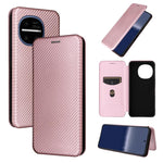 Custodia in pelle con vibrazione in fibra di carbonio per Sharp Aquos R11