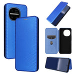 Custodia in pelle con vibrazione in fibra di carbonio per Sharp Aquos R11