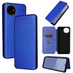 Custodia in pelle con vibrazione in fibra di carbonio per Sharp Aquos R11