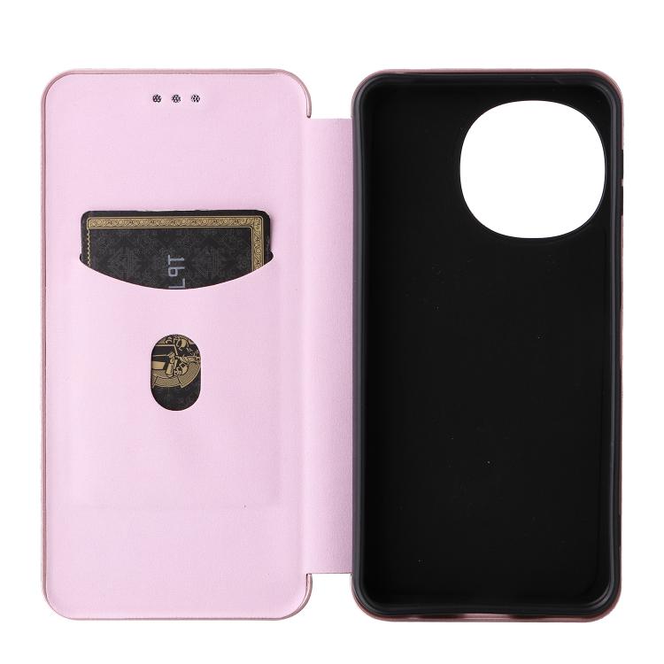 Custodia in pelle con vibrazione in fibra di carbonio per Sharp Aquos R11