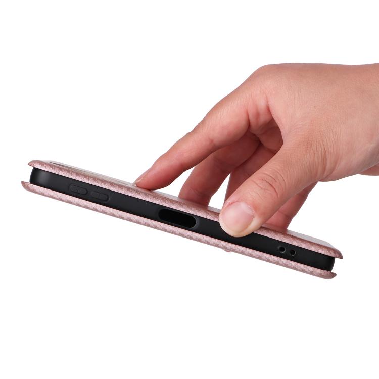 Custodia in pelle con vibrazione in fibra di carbonio per Sharp Aquos R11