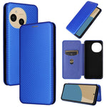 Custodia in pelle con vibrazione in fibra di carbonio per Sharp Aquos R11