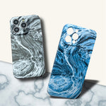 Custodia per telefono con motivo in marmo, For iPhone 11 Pro, For iPhone 11, For iPhone SE 2022 / SE 2020 / 8 / 7, For iPhone XS Max